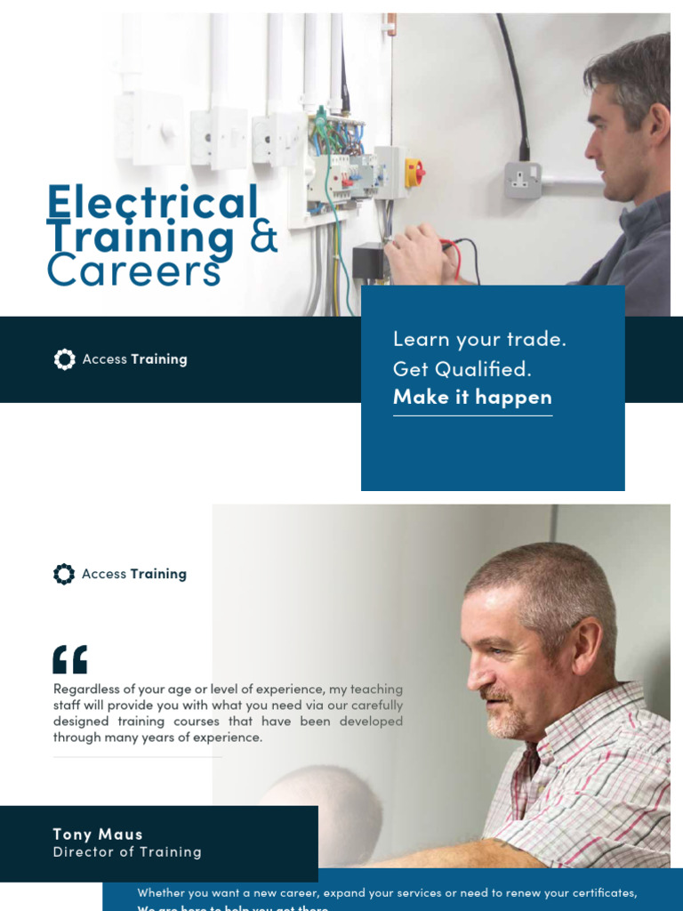 Become a Qualified Electrician Today | PDF | Electrician | Electrical ...