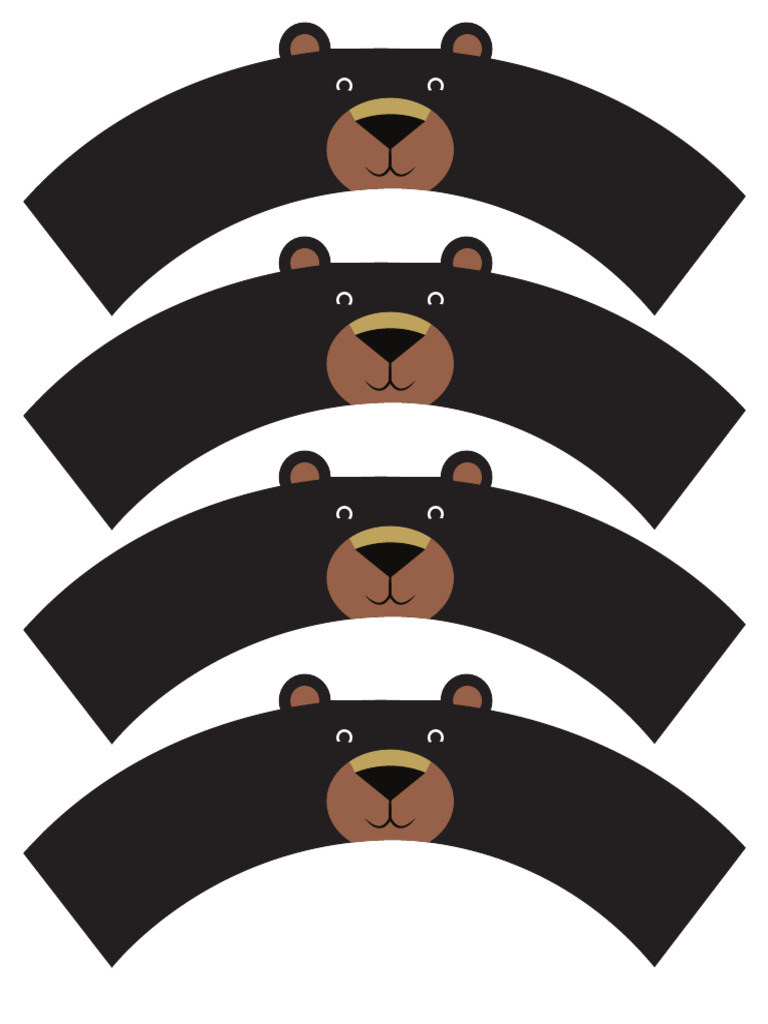 Bear Cupcake Wrapper | PDF