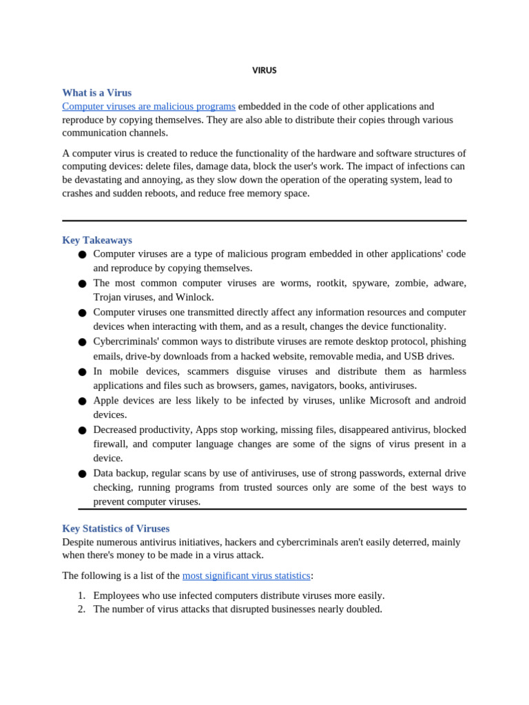 Understanding Computer Viruses | PDF | Computer Virus | Malware