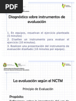 EVALUACION DIAG. (NCTM)