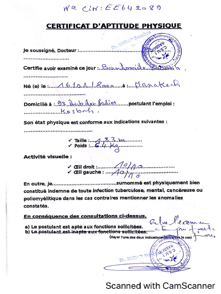 Certificat | PDF