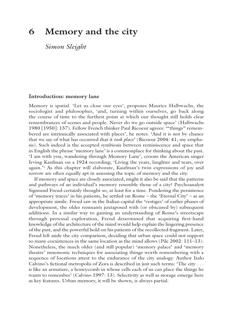 Urban Memory as a Palimpsest | PDF | Berlin Wall | East Germany