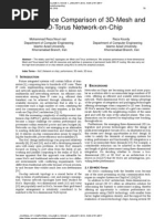 Download Performance Comparison of 3D-Mesh and 3D-Torus Network-on-Chip by Journal of Computing SN81059716 doc pdf