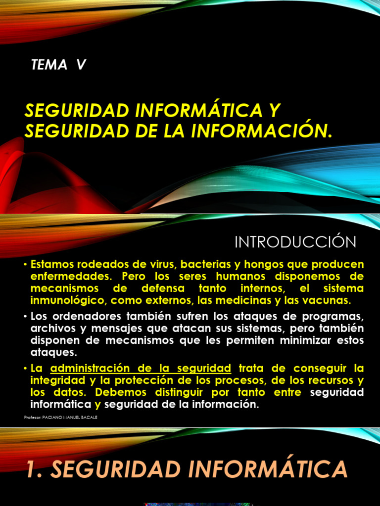 Seguridad Informática y de la Información | PDF | Malware | Seguridad