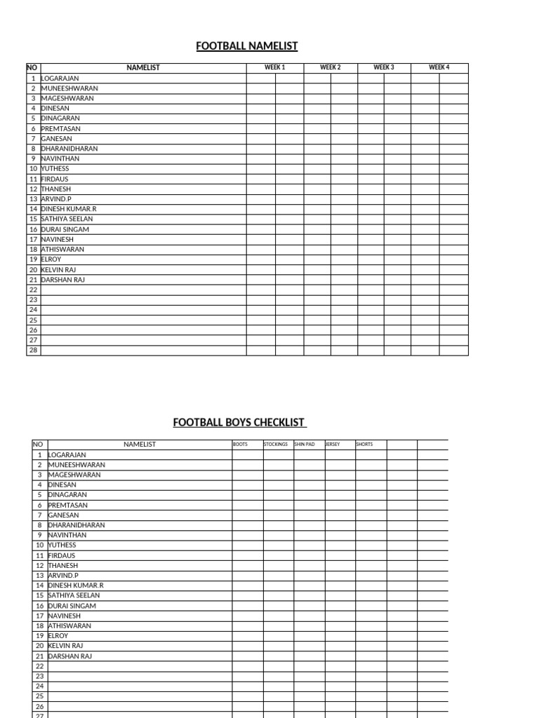 Football Attendance | PDF