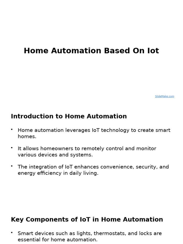 IoT-Driven Home Automation Insights | PDF | Internet Of Things | Home ...