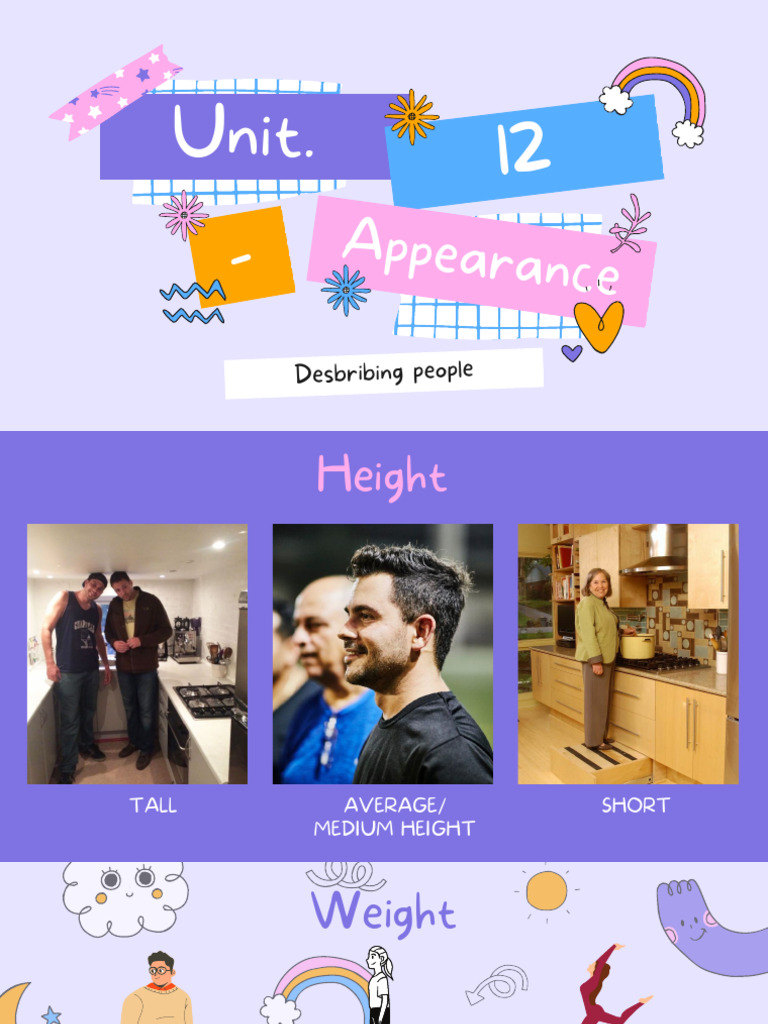 Describing People: Height & Weight | PDF