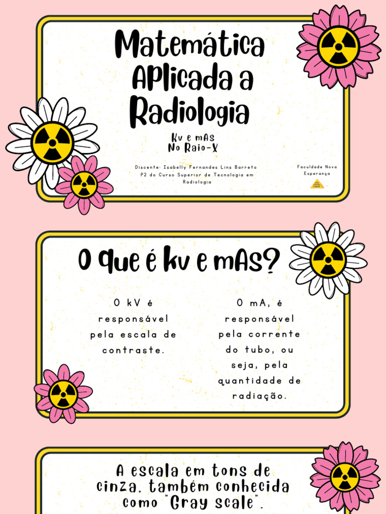 Matemática na Radiologia: Fundamentos | PDF
