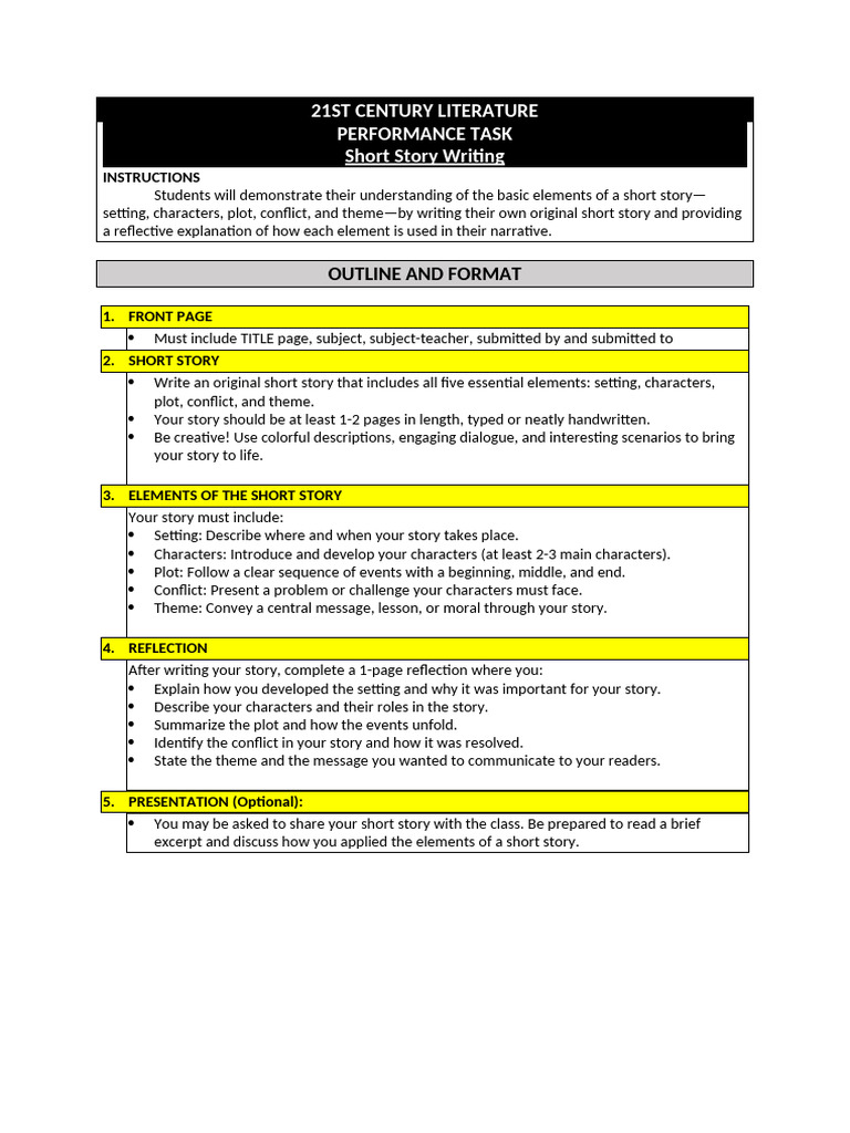 Performance Task q2 | PDF | Plot (Narrative) | Narrative
