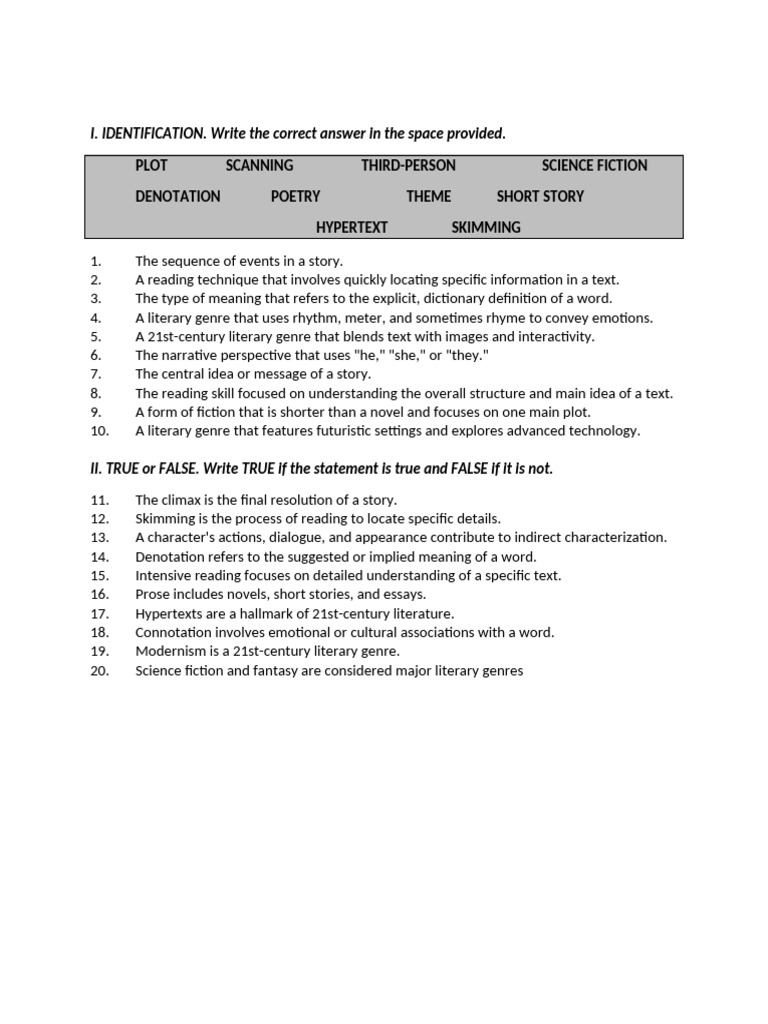 Q2 Summative Test 1 | PDF