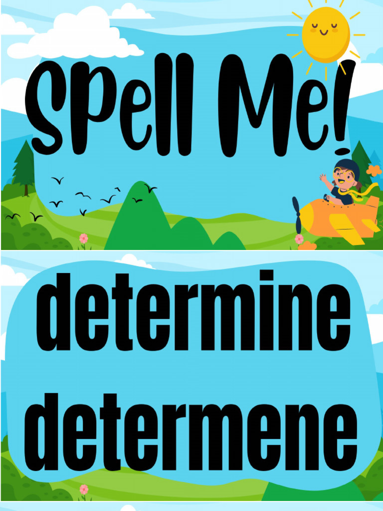 Spell Me | PDF