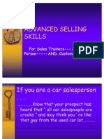 Advanced Selling Skills
