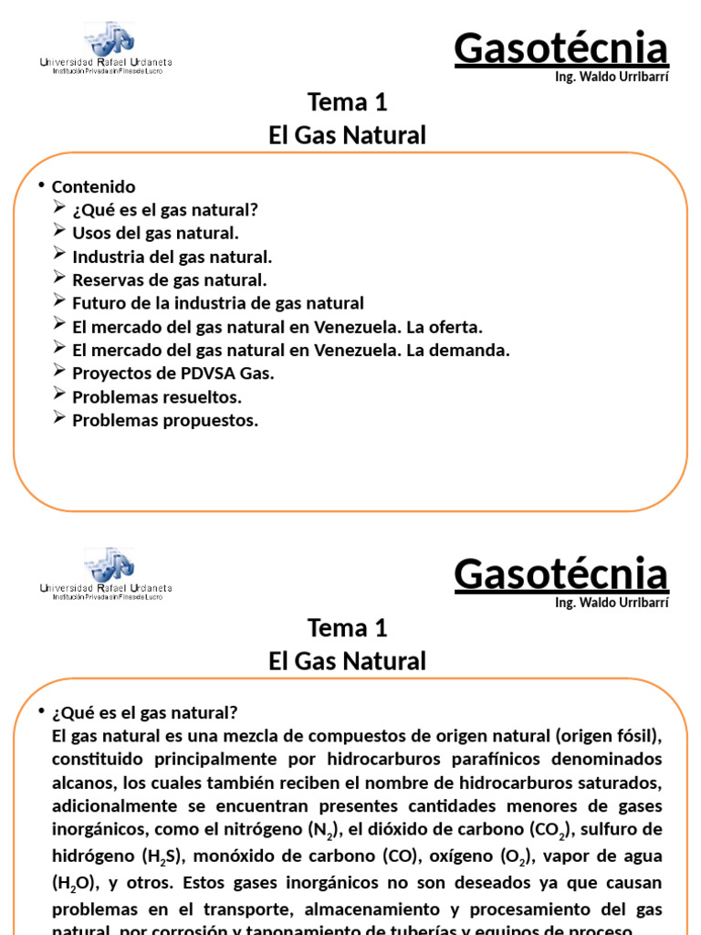 Gas Natural: Usos y Reservas en Venezuela | PDF | Gas natural | Petróleo