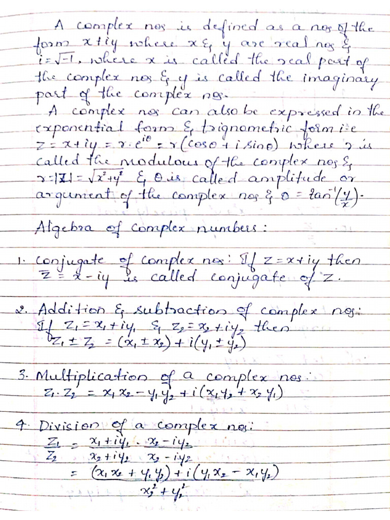 Chapter 1 Sets in A Complex Plane | PDF