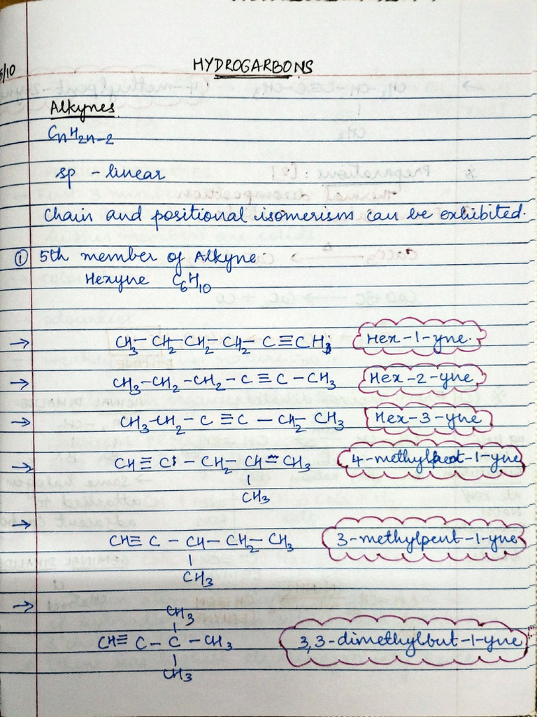 Hydrocarbons Notes | PDF