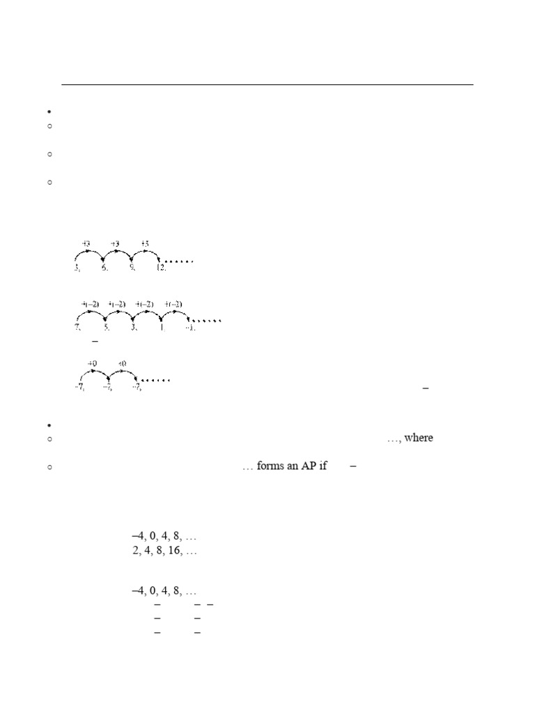 Class 10 Arithmetic Progression Notes | PDF | Expert | Teachers