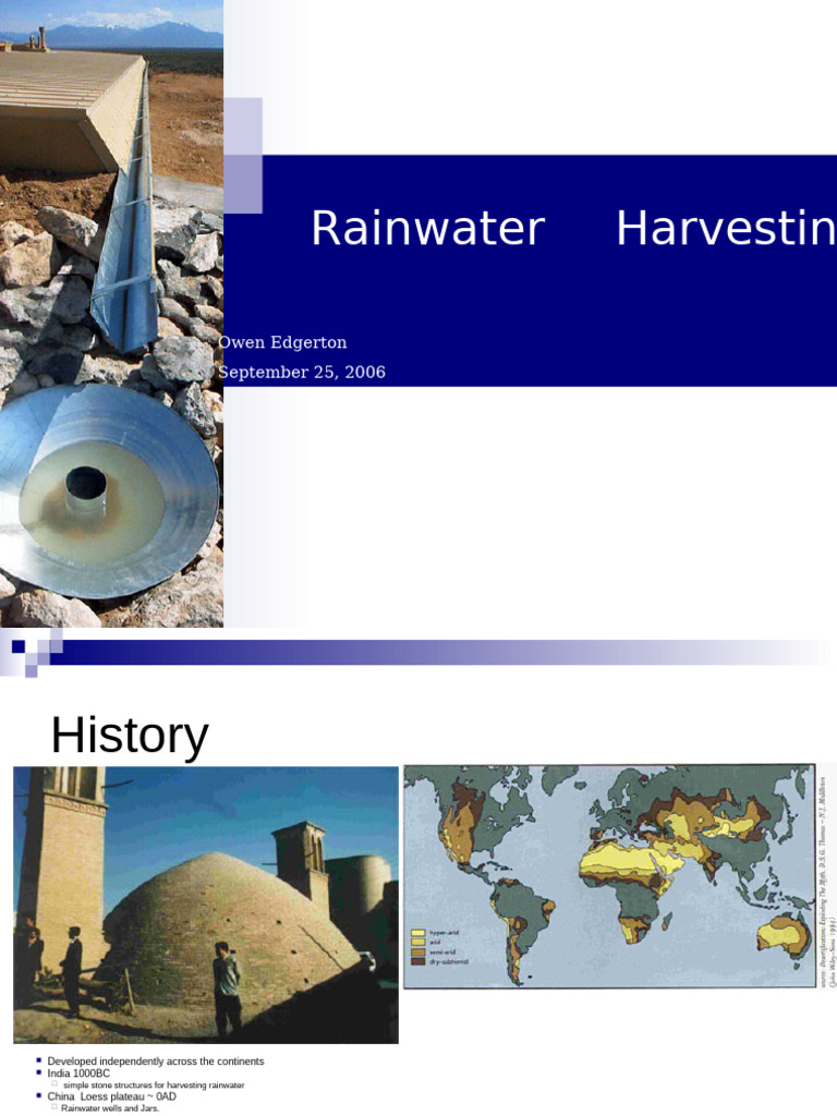 Rainwater Harvesting Systems Guide | PDF | Civil Engineering | Water ...