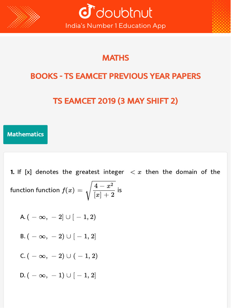 8133 Books Doubtnut Question Bank | PDF | Ellipse | Circle