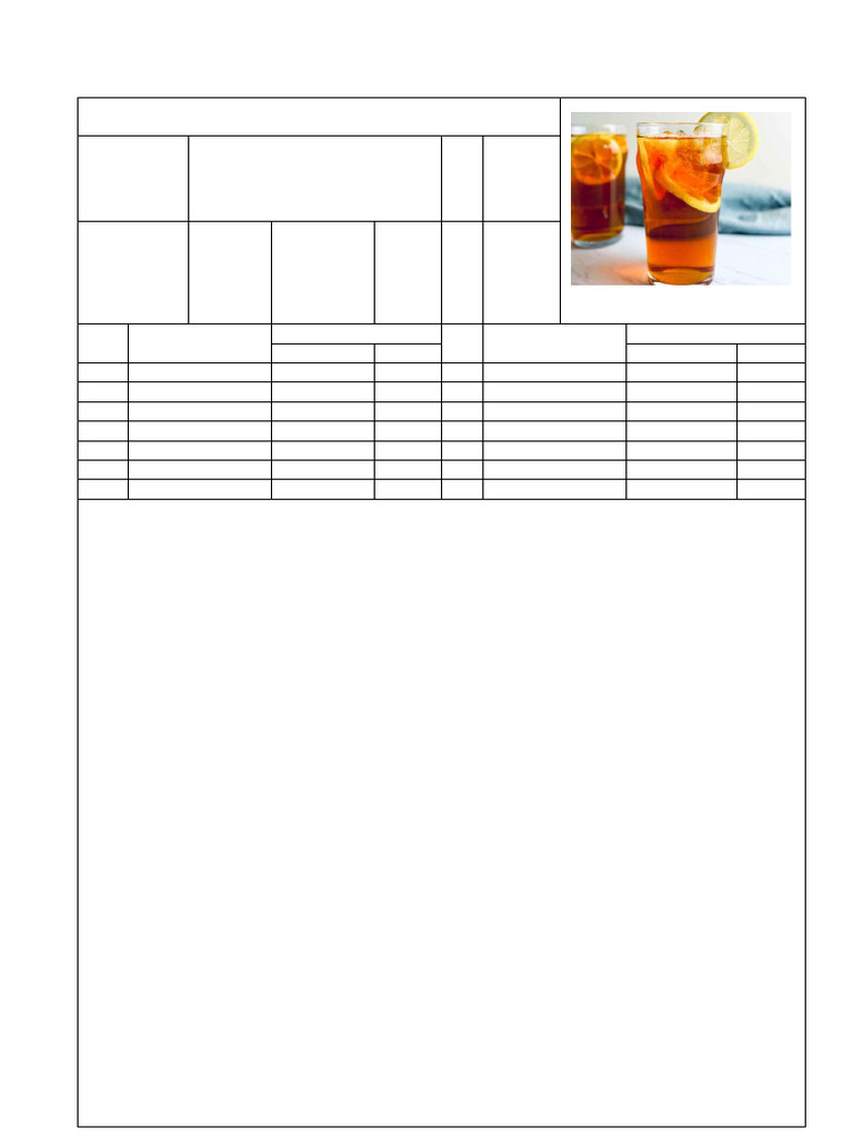 Resepi standard dan kos makanan beverage pdf