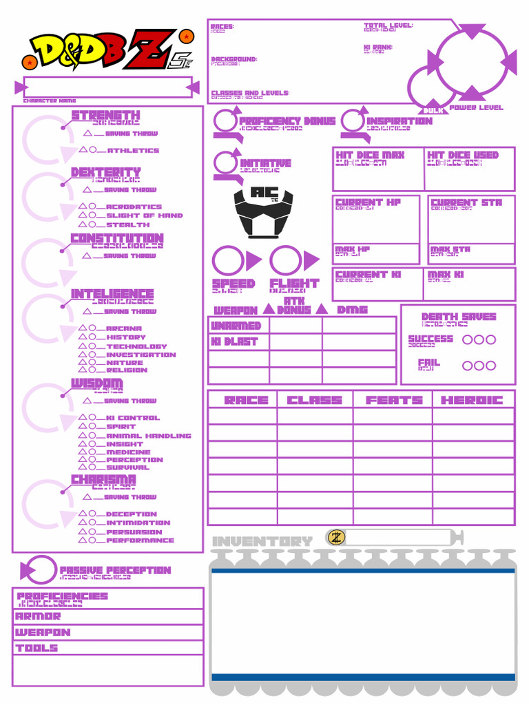 DDBZ_Character_Sheet_Purple_V2_Full | PDF