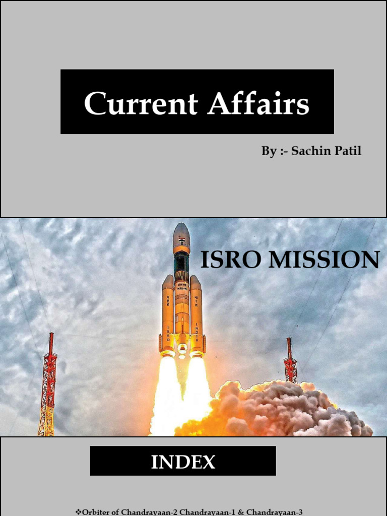 1- Isro Mission | PDF | Exploration Of The Moon | Space Exploration
