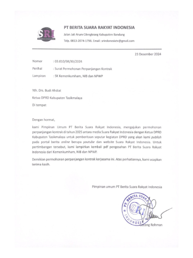 Surat permohonan beserta lampiran 1 pdf text to outlines pdf