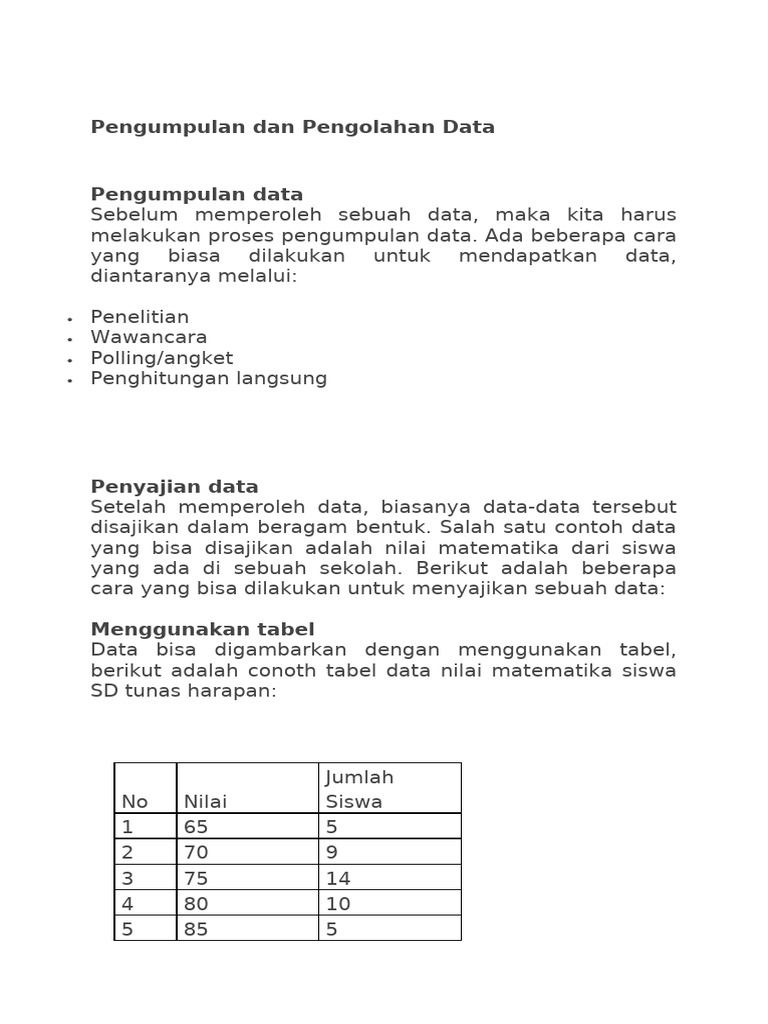 Pengolahan Data Pdf