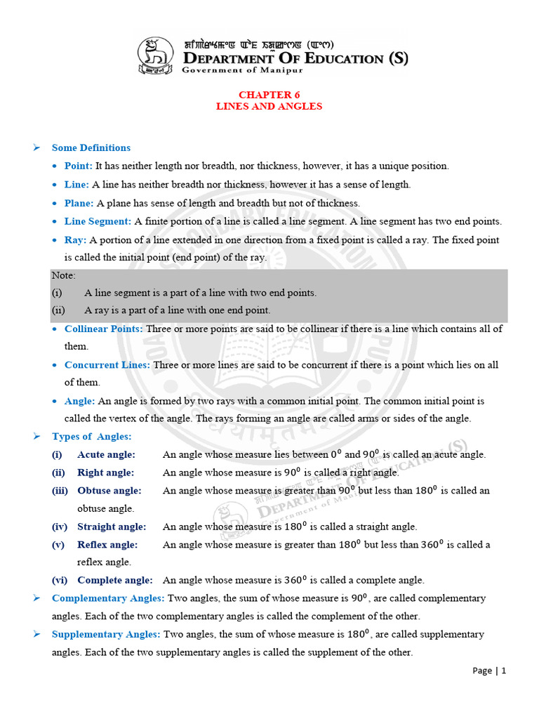 Understanding Rays and Lines | PDF | Line (Geometry) | Angle