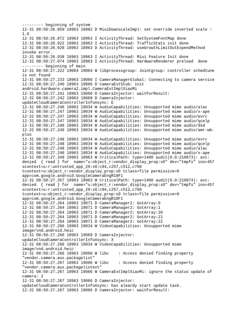 Log Cat 1735613427184 | PDF | Computing | Computer Programming