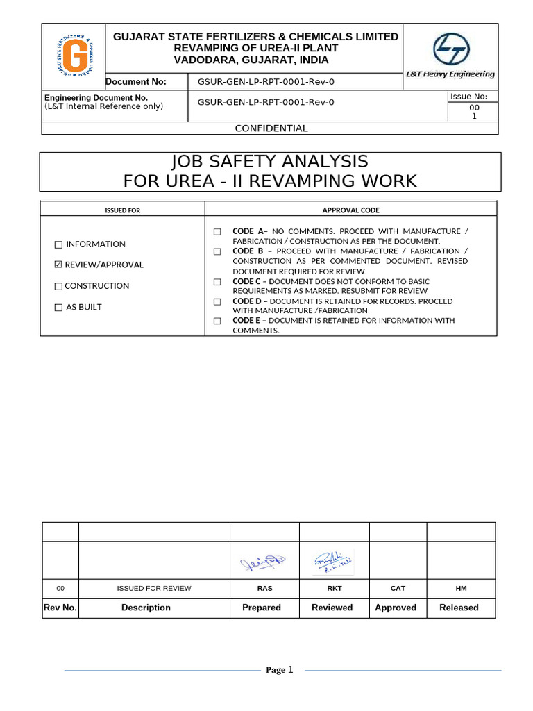 GSUR GEN LP RPT 0002 REV 0 (Piping Erection and Rerouting) | PDF ...
