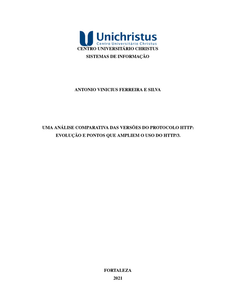 Análise Comparativa do Protocolo HTTP | PDF | Protocolo de controle de ...