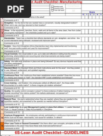6s Audit Checklist | PDF | Personal Protective Equipment | Safety