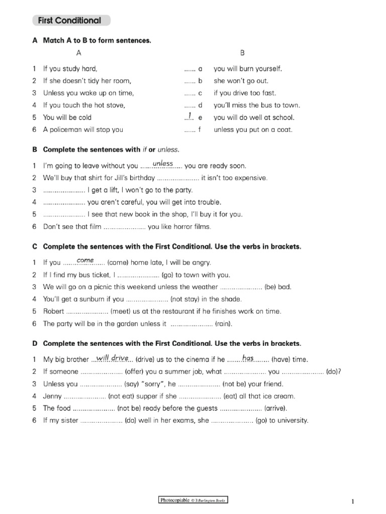 First Conditional | PDF