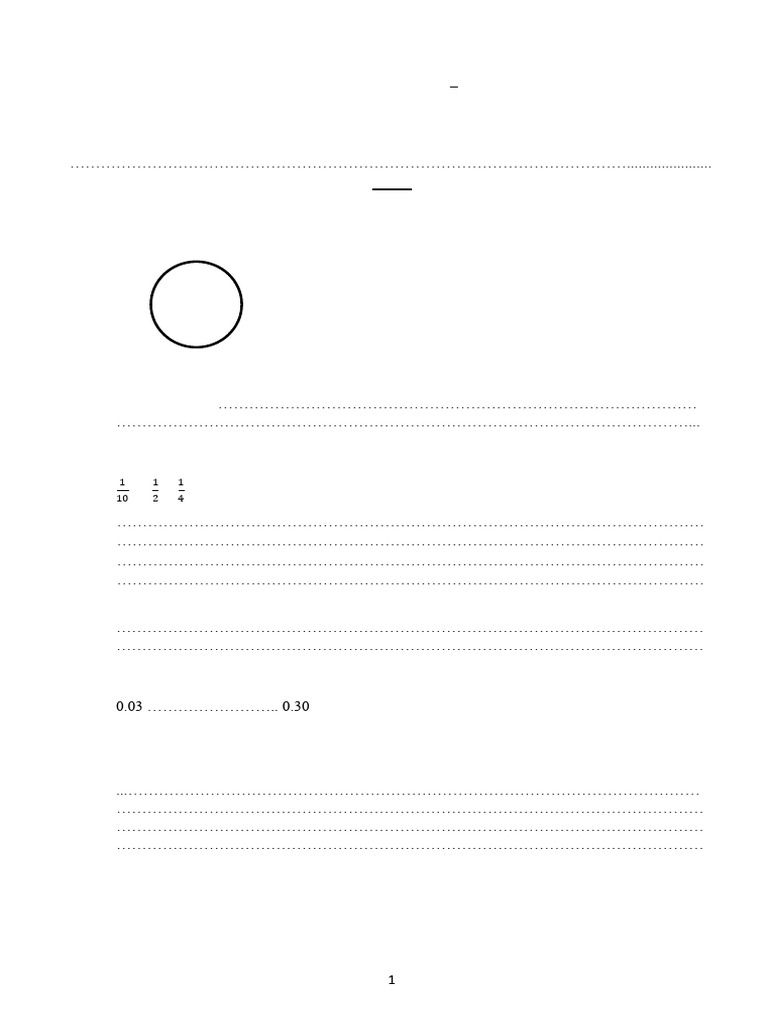 Grade 6 Term 3 Maths Revision Paper | PDF | Mathematical Concepts ...
