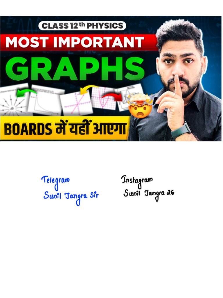 Class 12 Physics Graphs | PDF | Condensed Matter Physics | Electrical ...