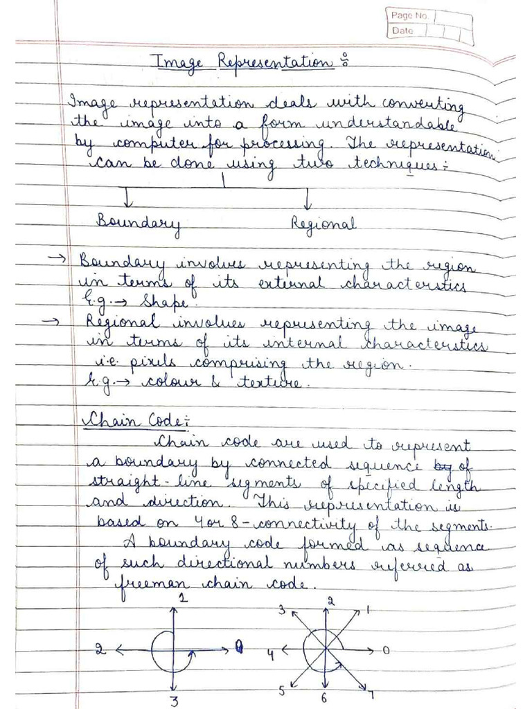 Image Representation, Description | PDF