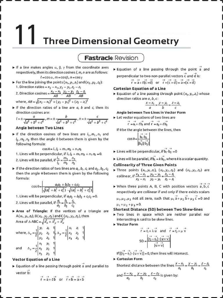 Maths Chapter 11 | PDF