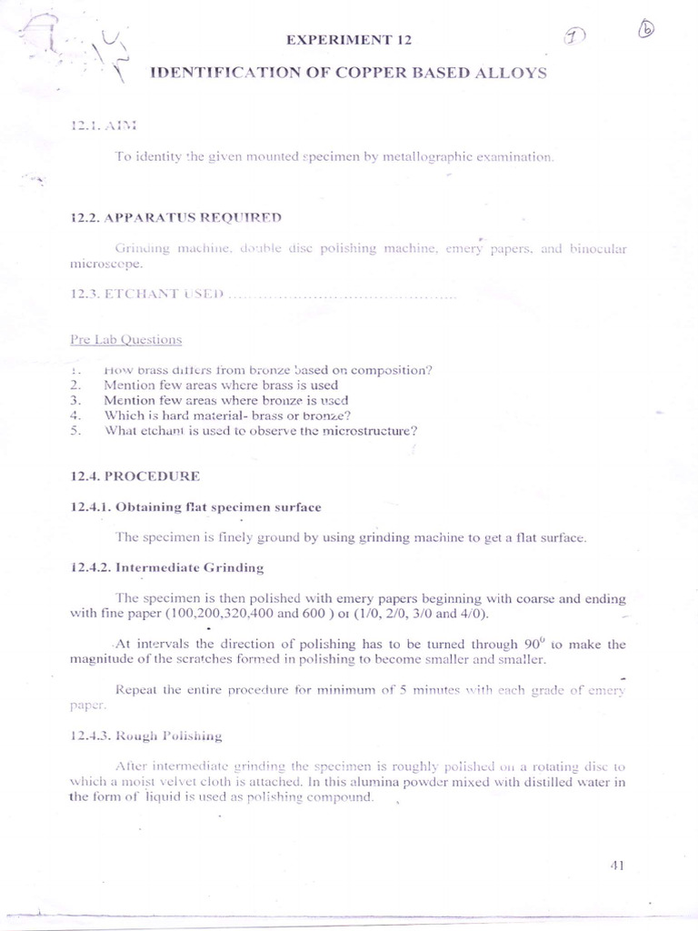 Exp 12 | PDF