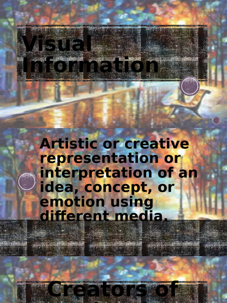 Types and Creators of Visual Art | PDF | Image | Paintings