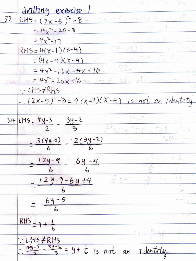 Drilling Exercise 1 | PDF