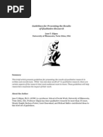Download Guidelines for Presenting the Results of Qualitative Research by Jane Gilgun SN81073396 doc pdf