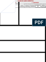 Plano de Ação Corretiva