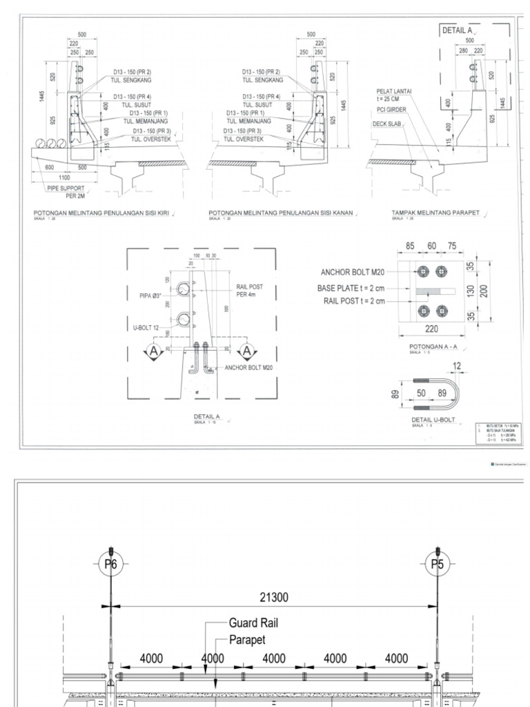 DETAIL RAILPOST(3) (1) | PDF
