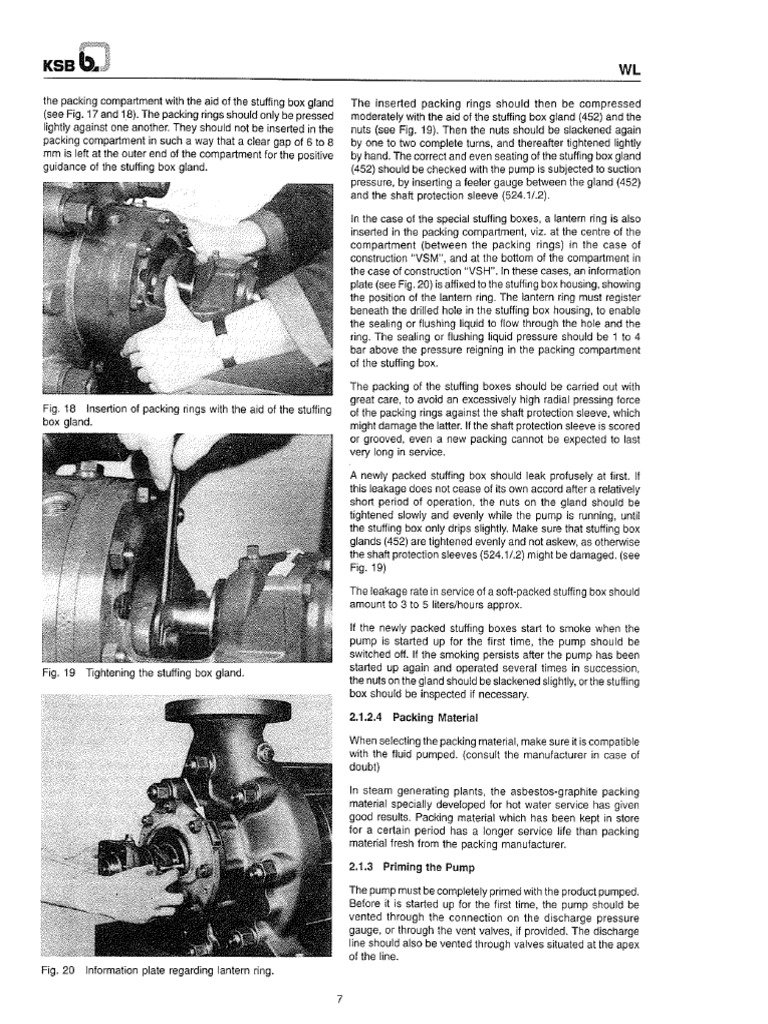 BFW Pump - KSB_Manual 2 | PDF