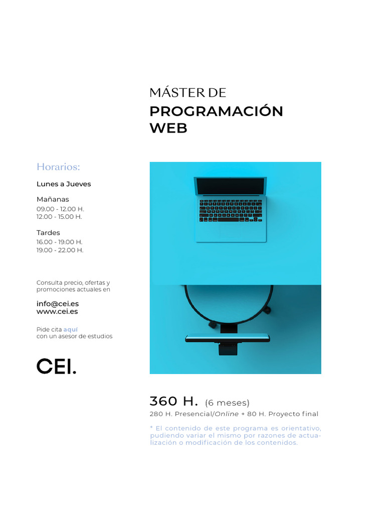 Master de programacion web pdf script java html