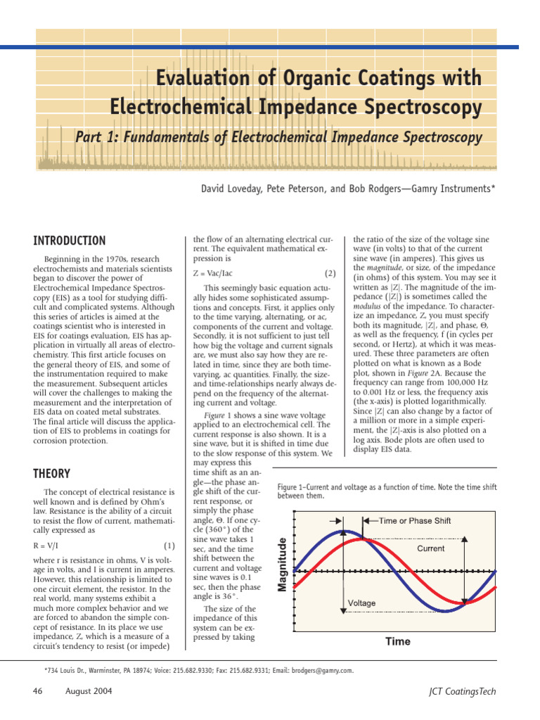 Gamry1 August2004-1648 | PDF | Electrical Impedance | Capacitor