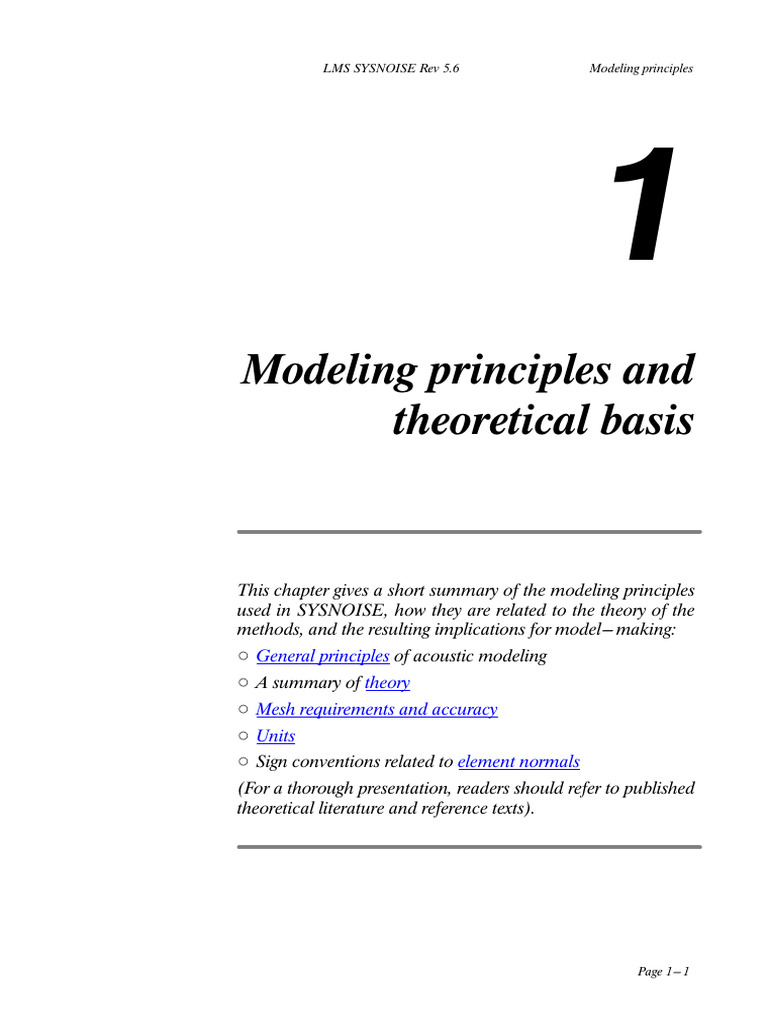 1_Modeling_principles | PDF | Finite Element Method | Matrix (Mathematics)