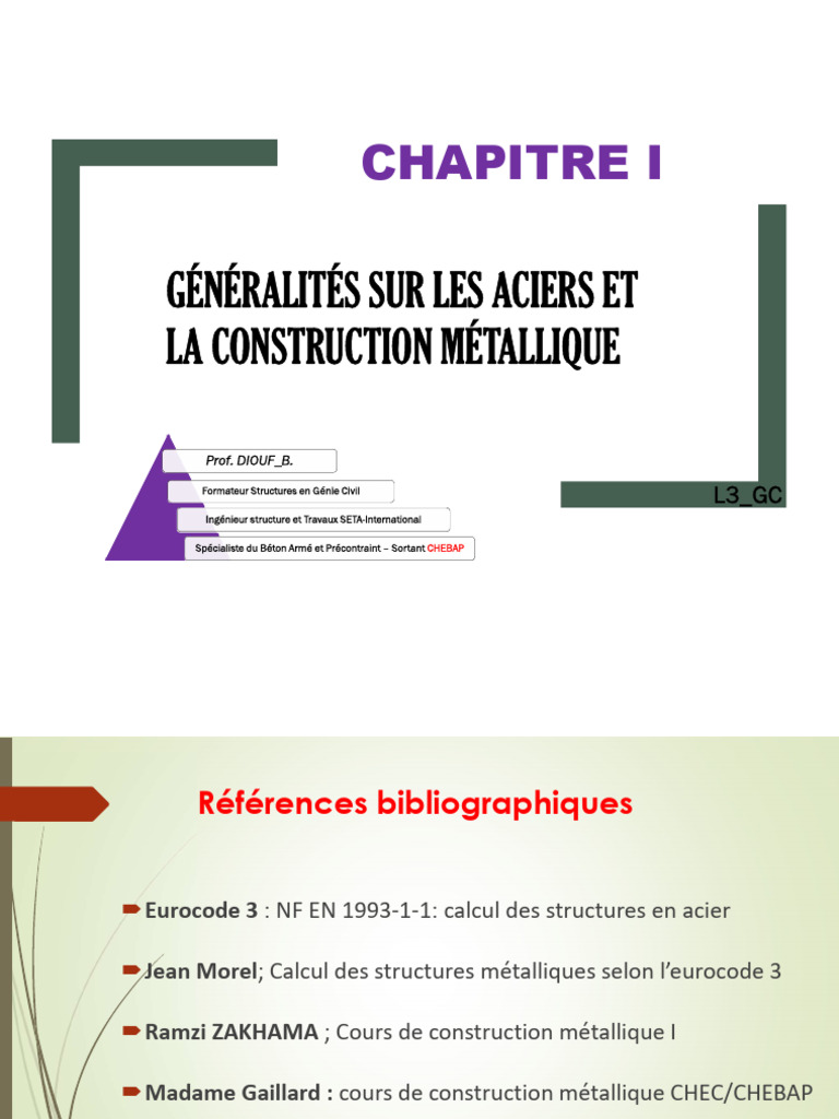 Généralités sur les aciers en construction PDF Acier Substances — free download