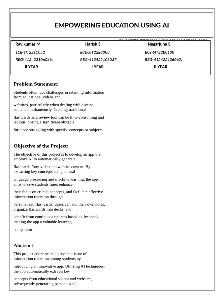 Empowering Education Using Ai | PDF | Artificial Intelligence ...