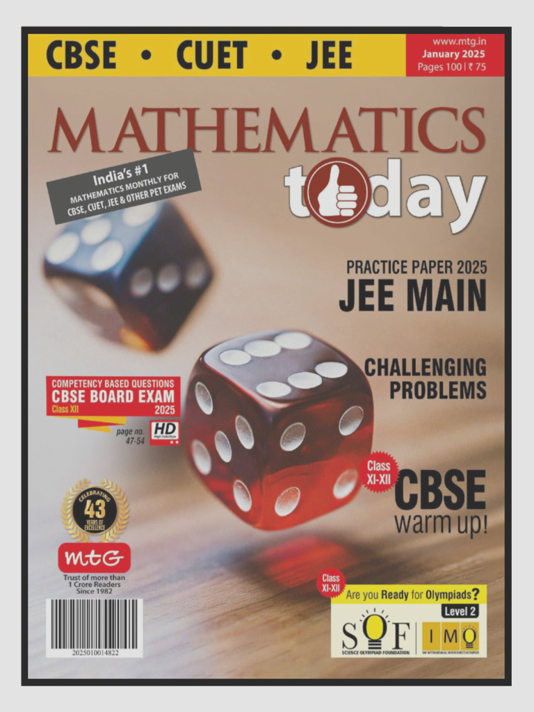 Mathematics Today January HD | PDF | Uso compartido de medios ...